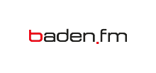 Innovatives Radio-Streaming-Logo von Baden.fm, modern gestaltet für optimale Markenpräsenz und starke Online-Sichtbarkeit im Bereich digitaler Audiomedien.