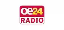 Klassisches Radio-Sendesignal mit OE24 Radio-Logo, ideal für Nachrichten und Musik.